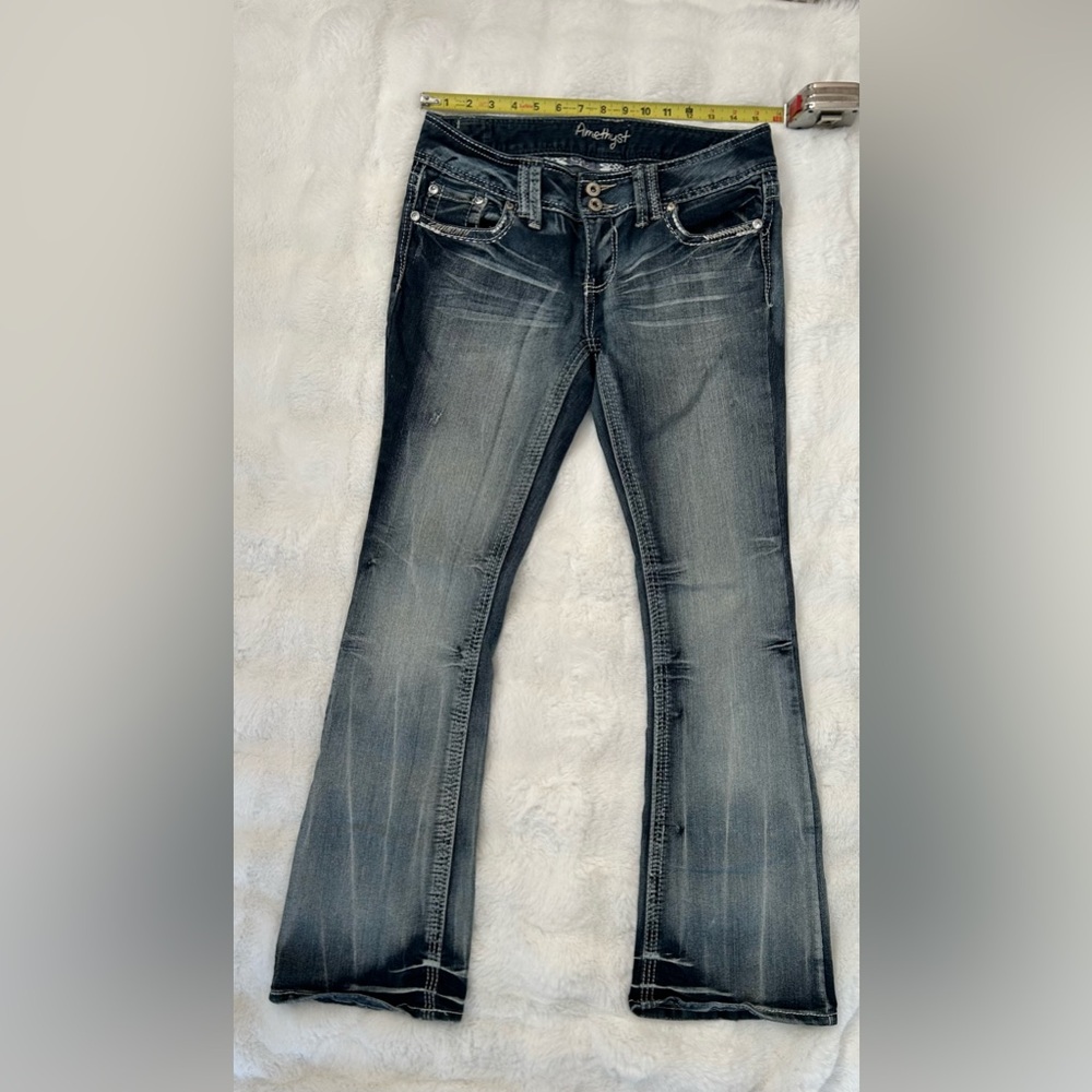 Amethyst Vintage 90’s Jeans Dark Wash Flare Denim